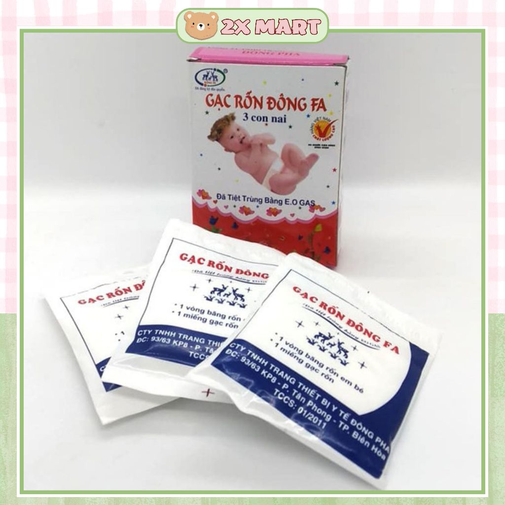 COMBO 5 Hộp Băng rốn cho bé trẻ sơ sinh, gạc rốn Đông Pha, Hải Sơn Pha ...