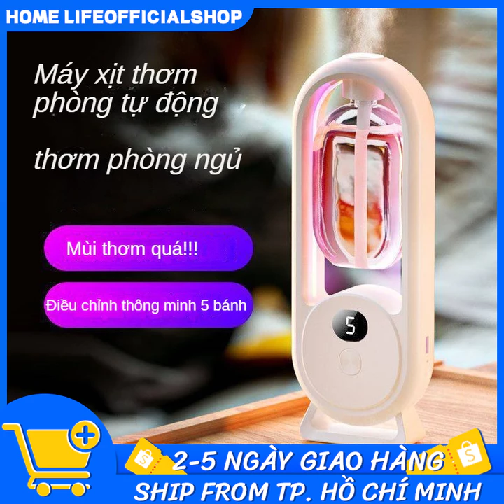 Máy Xịt Thơm Phòng Tự Động máy tinh dầu thơm phòng máy xông tinh dầu phòng ngủ máy phun tinh dầu máy