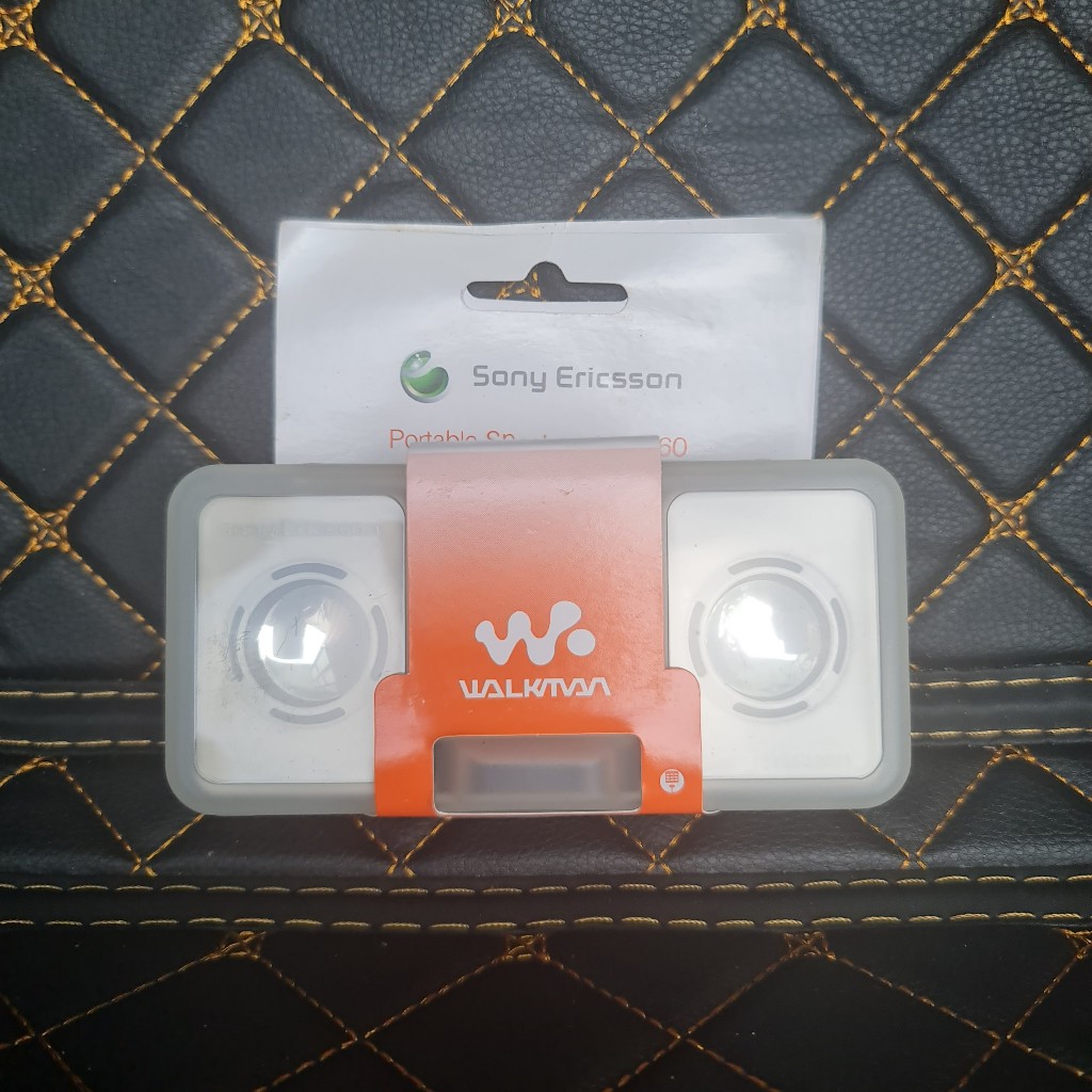 Enceinte Portable Filaire Sony Ericsson MPS-60 - Blanc - Compatible Modèles Anciens (W800, K750, Etc.)
