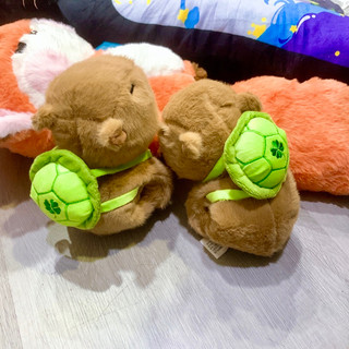 Plushie - Thú bông Capybara đeo tay ❣️ Chuột lang nước nhồi bông đáng yêu 🌷 quà tặng Noel, sinh nhật