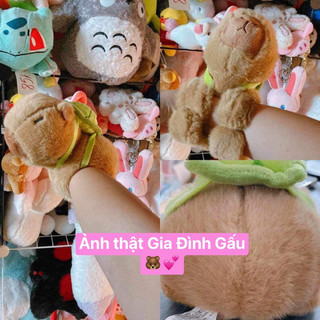 Plushie - Thú bông Capybara đeo tay ❣️ Chuột lang nước nhồi bông đáng yêu 🌷 quà tặng Noel, sinh nhật
