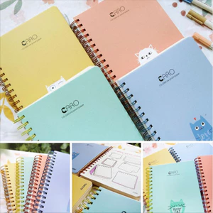 KLONG - Bộ Sưu Tập Sổ Caro Lò Xo Kép Cỡ B5 - 200 Trang 120/76; MS: 297 - 299 - 585 - 505 🐻🌷