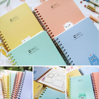 KLONG - Bộ Sưu Tập Sổ Caro Lò Xo Kép Cỡ B5 - 200 Trang 120/76; MS: 297 - 299 - 585 - 505 🐻🌷