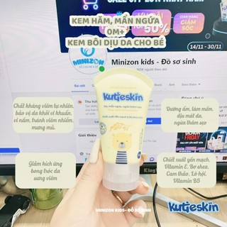Kem bôi dịu da cho bé Kutieskin giảm mẩn ngứa, ngừa thâm sẹo tuýp 30g