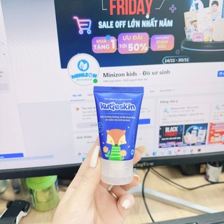 Kem Kutieskin dưỡng ẩm mềm da cho bé tuýp 30g