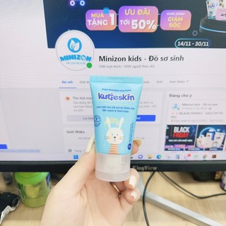 Kem Kutieskin bôi chàm sữa, dưỡng ẩm Atopic Dermatitis Baby cream 30g