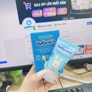 Kem Kutieskin bôi chàm sữa, dưỡng ẩm Atopic Dermatitis Baby cream 30g