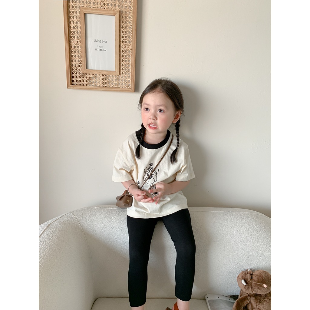 Ảnh Quần Legging Dài Bé Gái Vải Co Dãn Thoải Mái Cho Bé BaByBoo - PiBo Store-T3 3