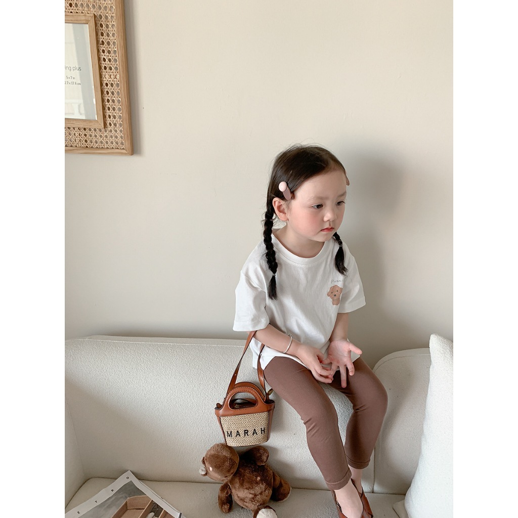 Ảnh Quần Legging Dài Bé Gái Vải Co Dãn Thoải Mái Cho Bé BaByBoo - PiBo Store-T3 2