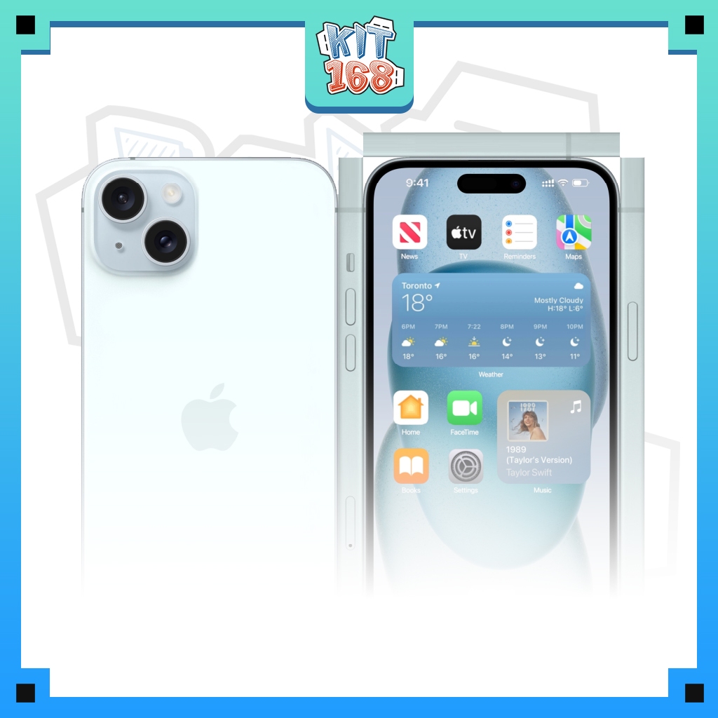 Mô hình giấy đồ vật đồ chơi IP 15 Plus Blue | Shopee Việt Nam
