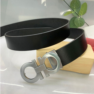 Thắt lưng nam khoá bấm lỗ chữ a siêu đẹp da bò và da thời trang bản dây 3.3cm giaynamdep699