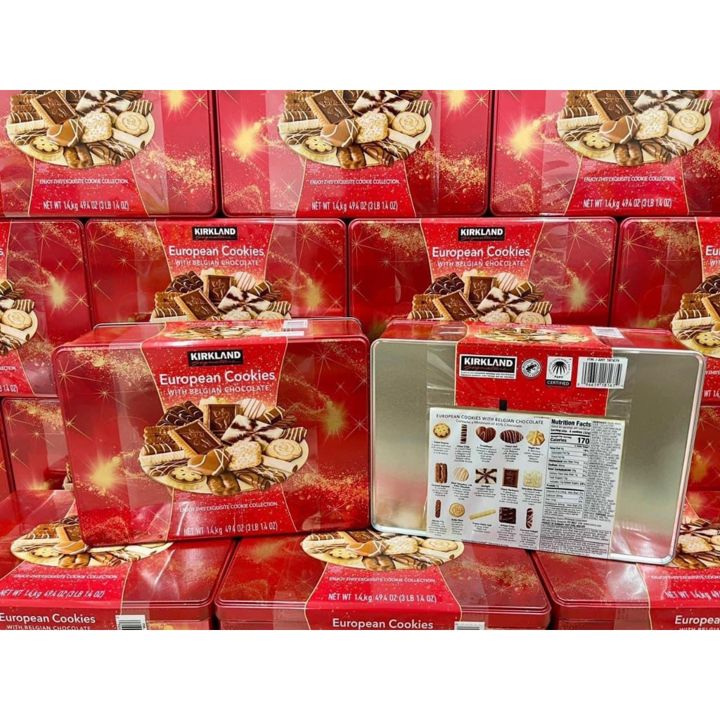 BÁNH QUY KIRKLAND SIGNATURE EUROPEAN COOKIES WITH BELGIAN CHOCOLATE 1 ...