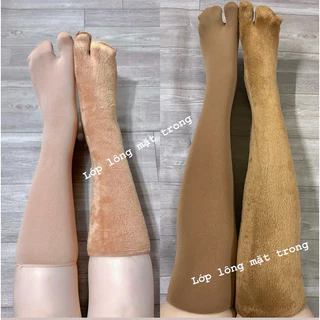 Vớ LÔNG NHUNG CAO CẤP Ủ KEM , chống nắng siêu êm (ngắn và dài )