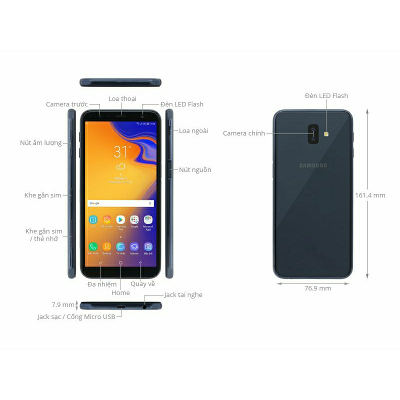[CHÍNH HÃNG] ĐIỆN THOẠI SAMSUNG GALAXY J6 PLUS MỚI 99 % (HÀNG TÂN TRANG) | BigBuy360 - bigbuy360.vn