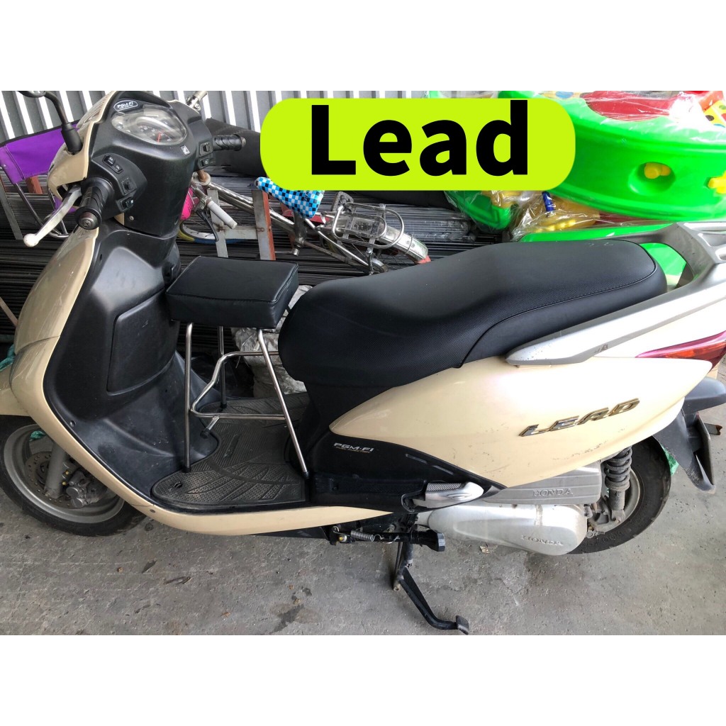 [ ĐÔN NỆM ] GHẾ ĐÔN GA INOX YÊN NỆM ĐEN LÕM Xe Tay Ga , Không Tựa Lưng