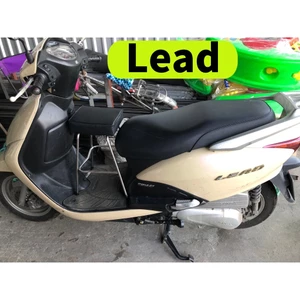 GHẾ ĐÔN GA INOX YÊN NỆM ĐEN LÕM Xe Tay Ga , Không Tựa Lưng