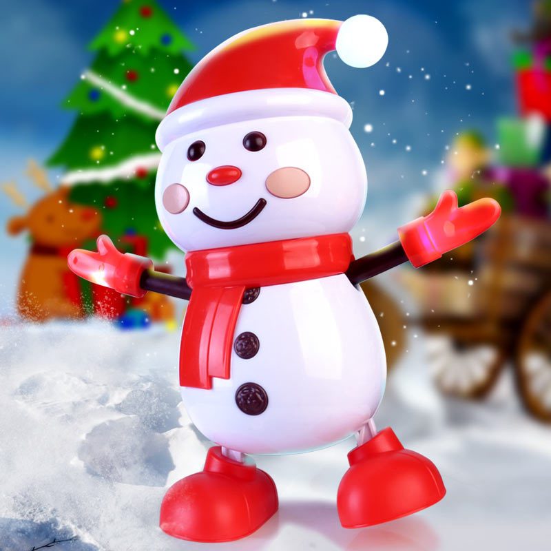 Đồ chơi noel người tuyết nhảy múa có đèn có nhạc vui nhộn quà tặng giáng sinh Noel cho bé