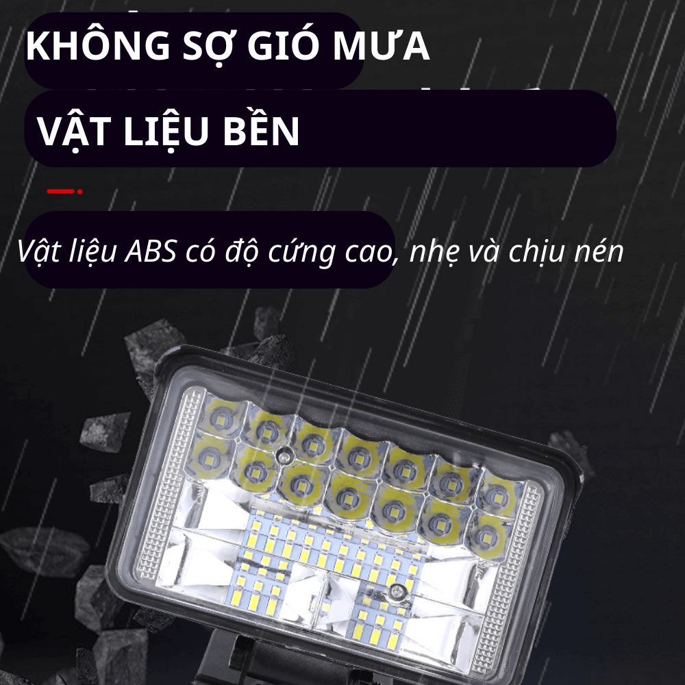 Đèn tích điện Workfix 16/ 48/ 84 bóng 70W thắp sáng -  10 cell, dùng liên tục 10h, bảo hành 6 tháng