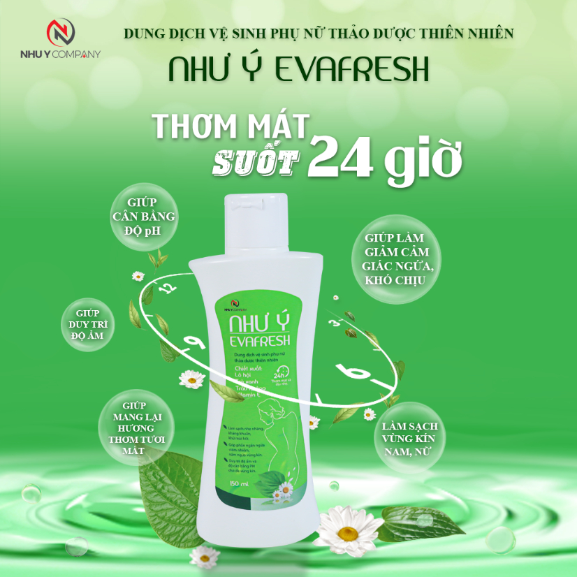 [Combo 2] Dung Dịch Vệ Sinh Phụ Nữ Như Ý Evafresh