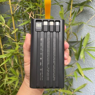 [CÓ 3C] Cục Tích Điện sạc nhanh PHANTOM P18 20000mAh 4 cáp sạc QC 22.5 và PD 20W - 10 đèn led 4 chế độ (2 màu)