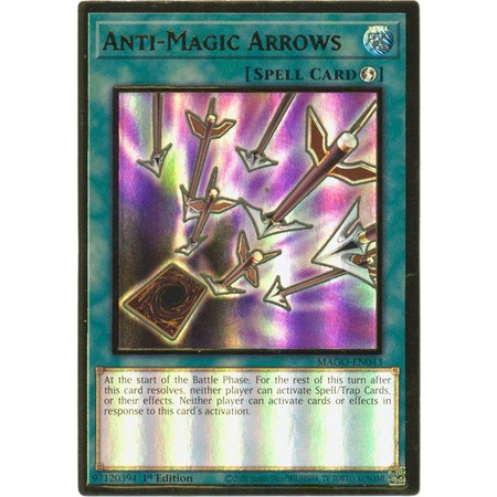 [Thẻ bài Yu-gi-oh] Anti-Magic Arrows - MAGO-EN043 - Premium Gold Rare ...