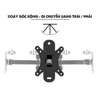 CP102 - Giá treo màn hình máy tính Xoay đa năng - Xoay trái- phải 180 độ - Màn hình 17 -32 inch - Rẻ hơn NB – P4