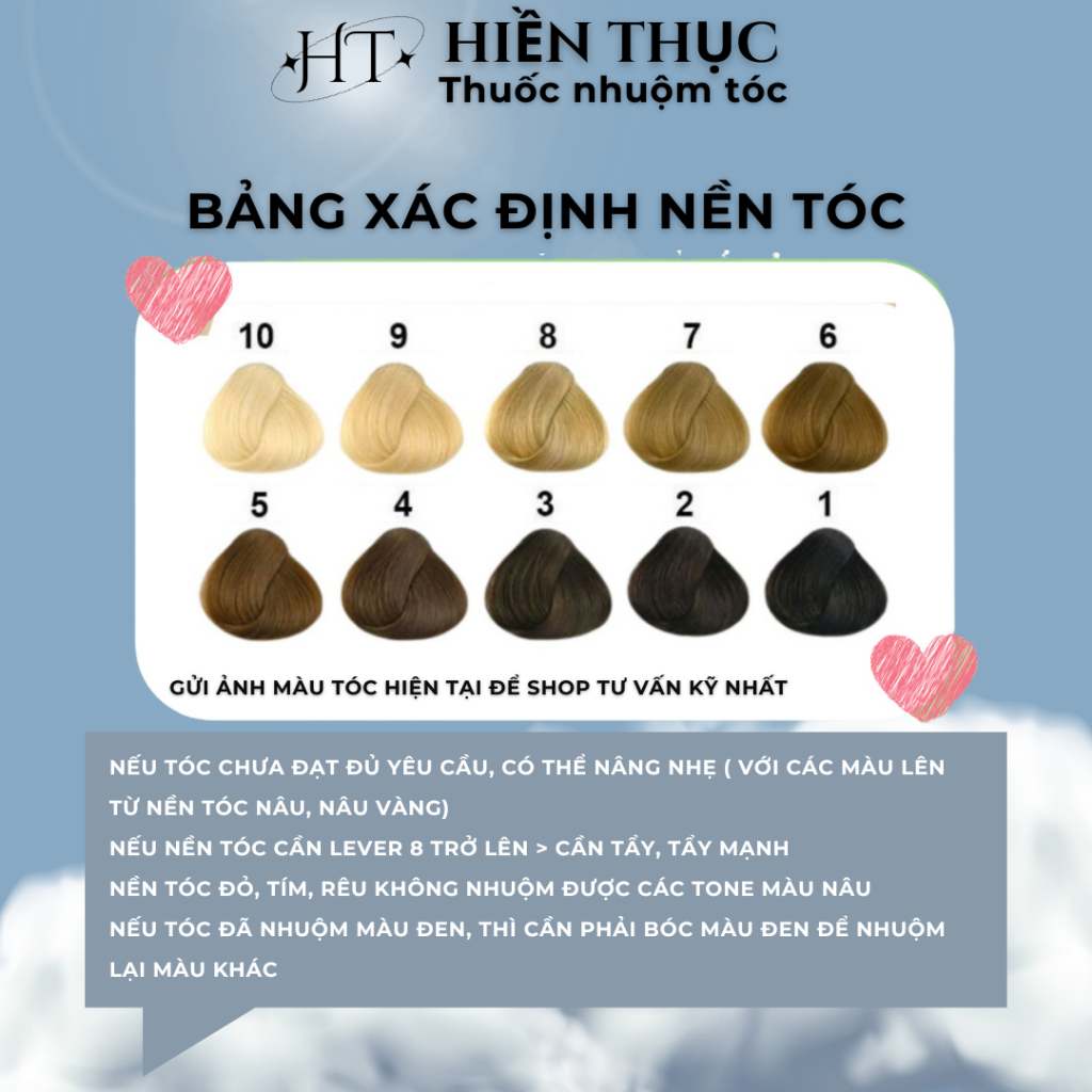 Thuốc nhuộm tóc màu Đỏ Lửa tặng kèm dụng cụ nhuộm | Thuốc nhuộm tóc Hiền Thục