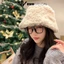 Mũ bucket lông cừu nữ Hàn Quốc DWIN tai bèo nón cụp len ulzzang đẹp mùa đông thời trang màu trắng, be, đen MU03A
