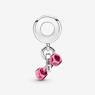 Charm bạc LAMY Charm Dumbbell & Heart Dangle 1583