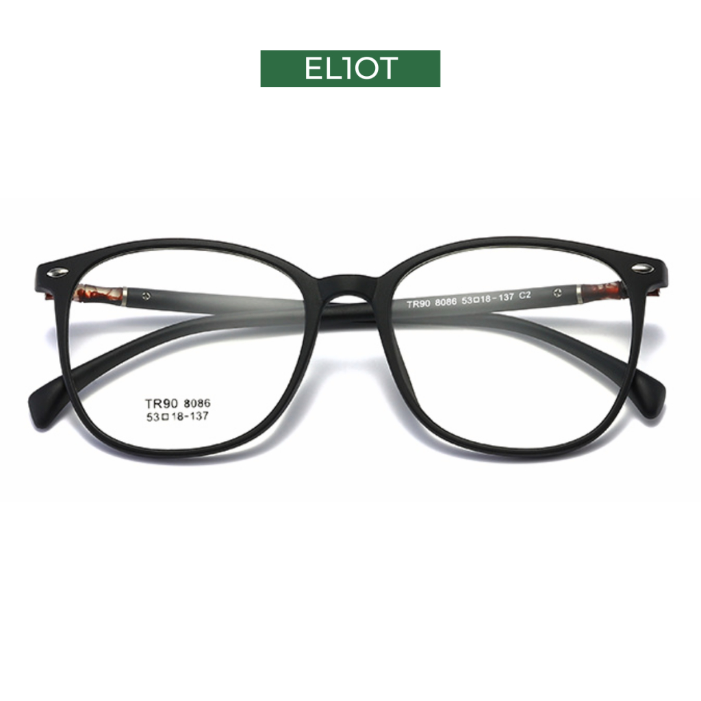 Gọng kính mắt tròn nam nữ ELIOT EYEWEAR chất liệu nhựa dẻo thanh mảnh nhẹ nhàng 8086
