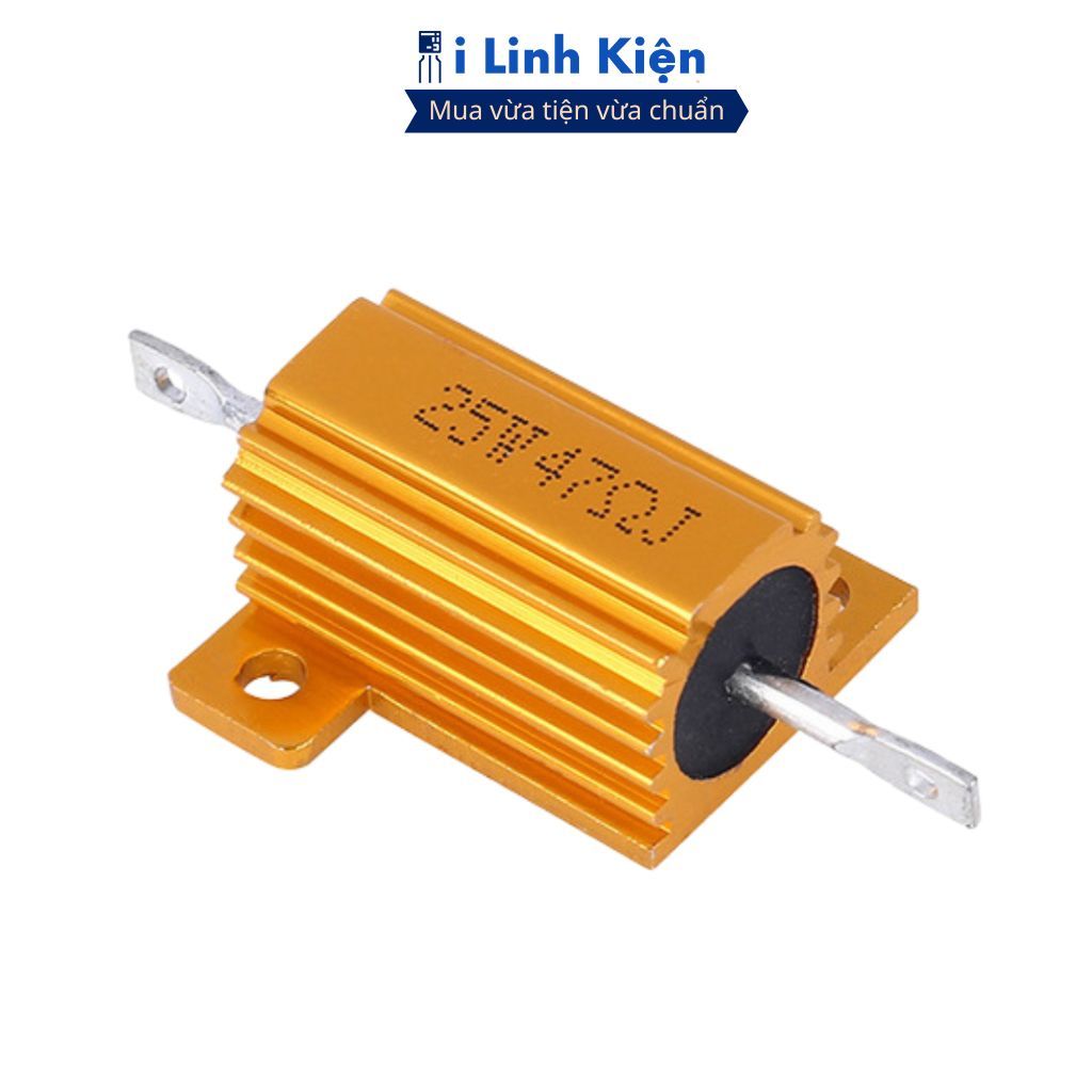 Điện trở nhôm 25W giá trị từ 100R - 47K 5% RX24-25W đảm bảo chất lượng ilinhkien