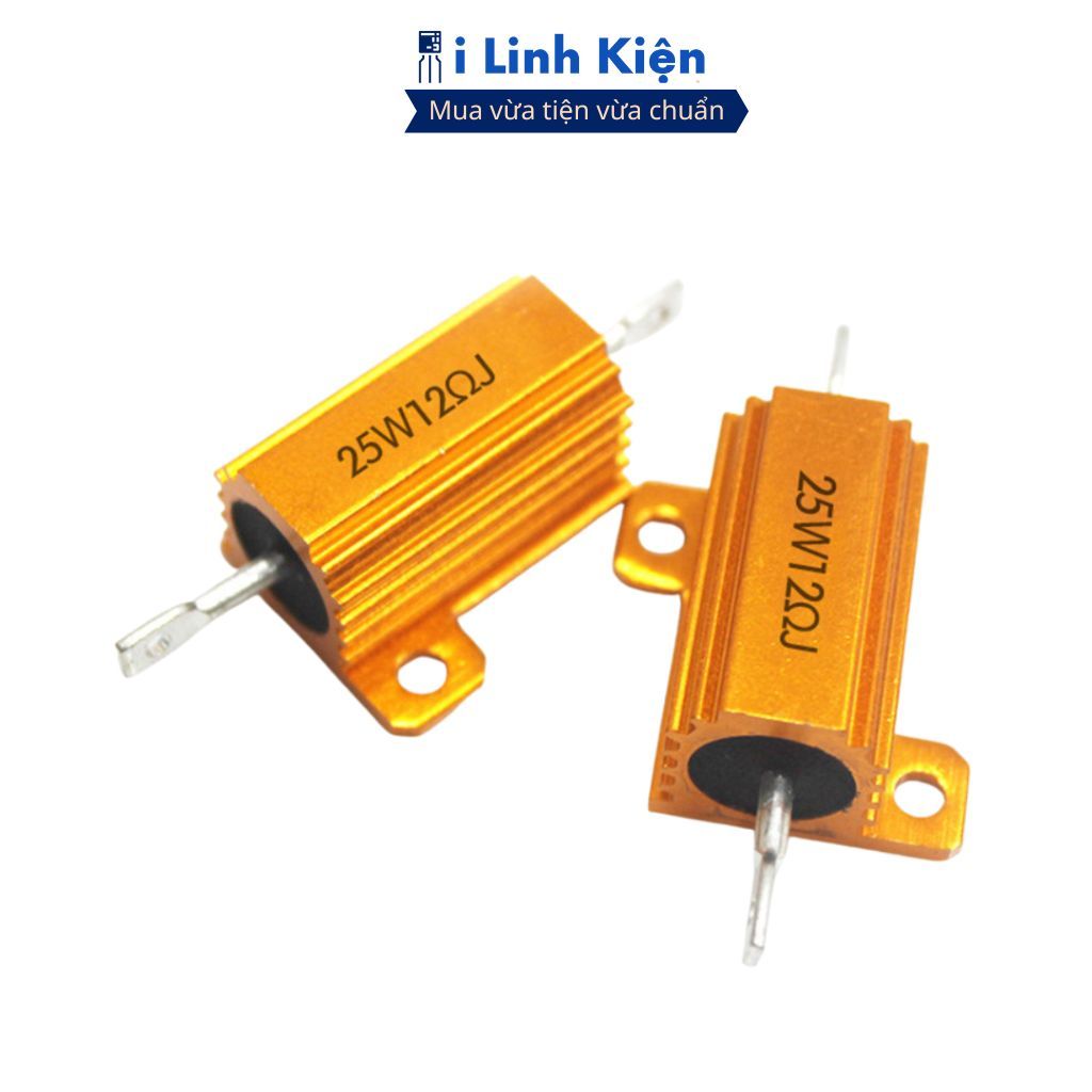Điện trở nhôm 25W giá trị từ 100R - 47K 5% RX24-25W đảm bảo chất lượng ilinhkien
