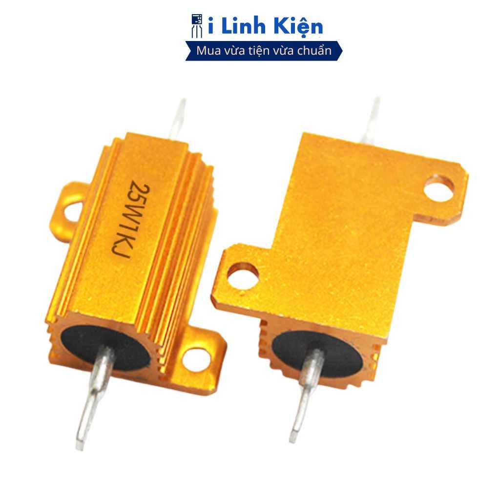 Điện trở nhôm 25W giá trị từ 100R - 47K 5% RX24-25W đảm bảo chất lượng ilinhkien
