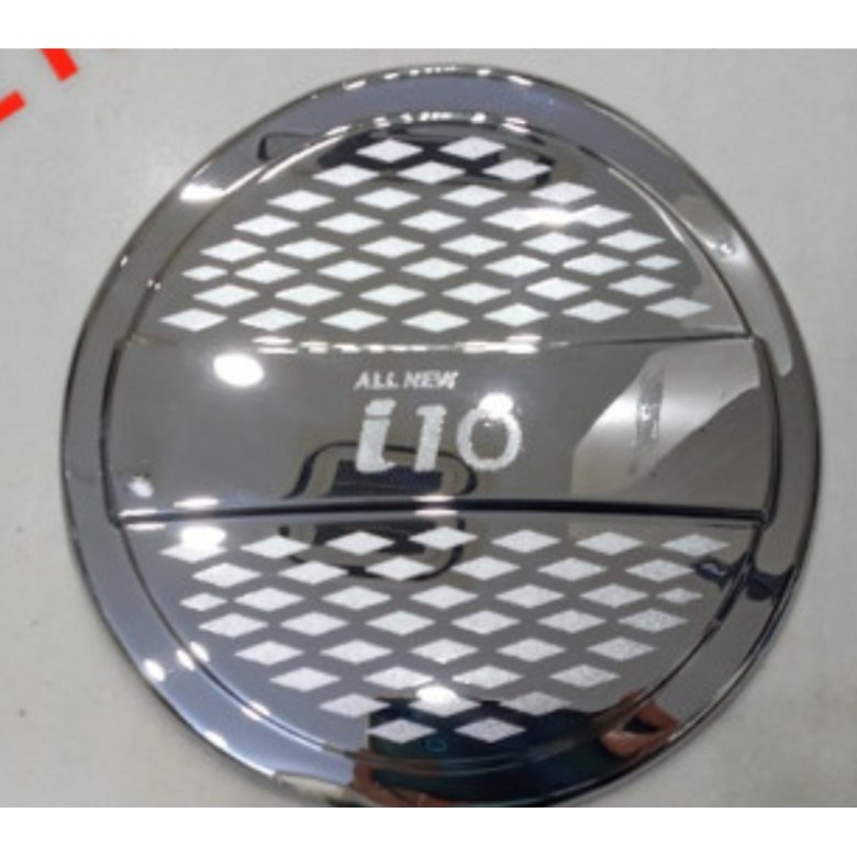 Ốp Nắp Bình Xăng Xe Hyundai i10 Hatback đời 2012 - 2020, 2021 - 2025 mạ crom cao cấp