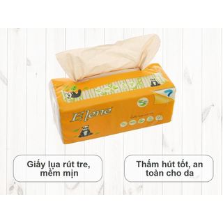 Giấy Lụa Rút Tre Elene 160 Tờ 3 Lớp