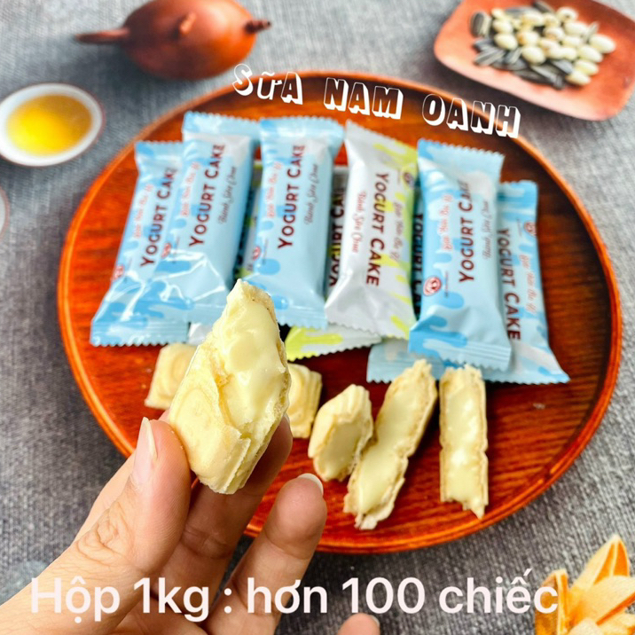 BÁNH SỮA CHUA Ba Vì đặc biệt nhiều nhân Kem sữa chua, 1kg/ ~ 105 chiếc ...