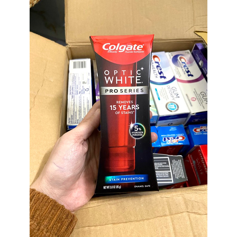 Kem đánh Răng Colgate Toothpaste Optic White Pro Series 5% 80g 