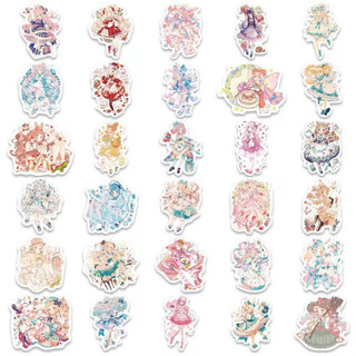 Sticker - Hình dán cô bé dễ thương 50 mẫu ngẫu nhiên 🌷 quà tặng, trang trí, bề mặt sticker có cán màng mờ kháng nước