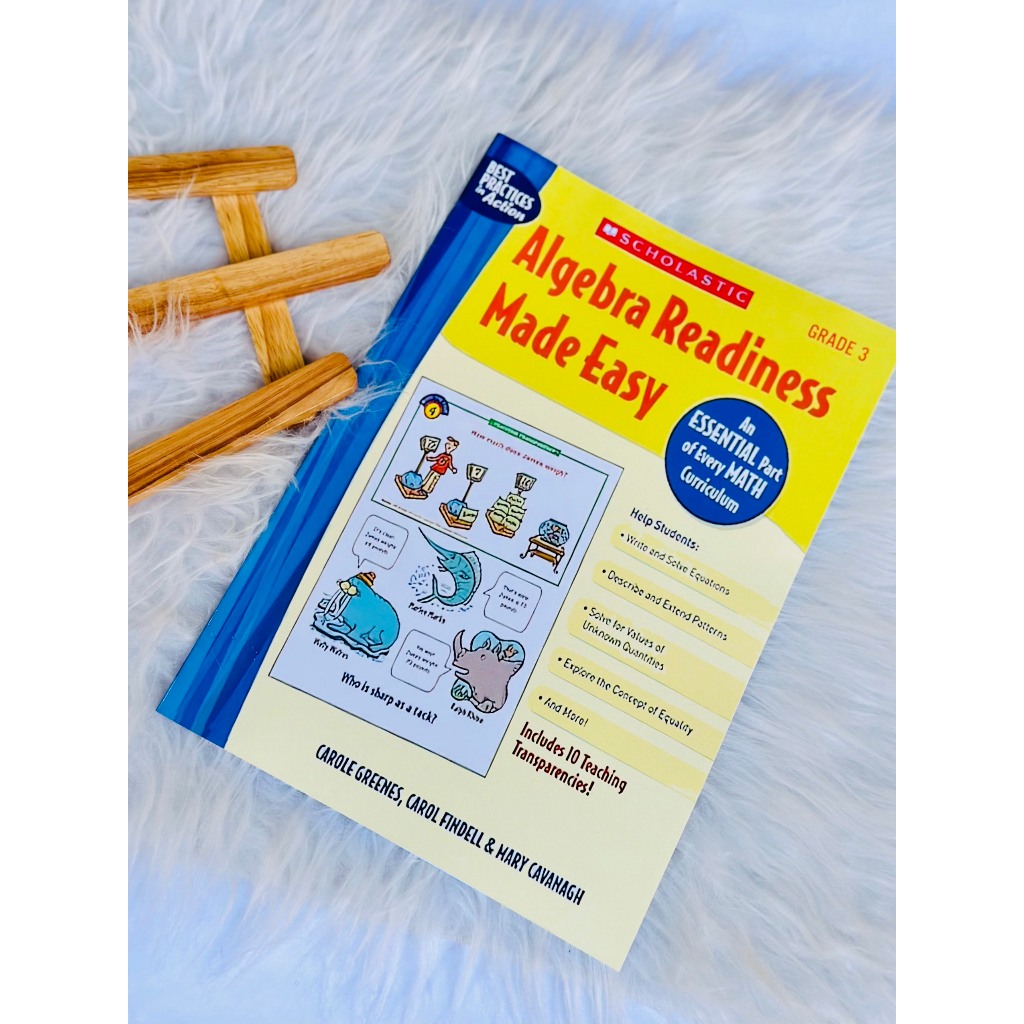 Scholastic Algebra Readiness Made Easy Grade 1 - 6 | Shopee Việt Nam