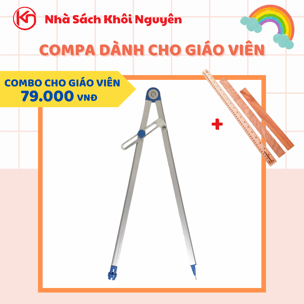 Compa Dành Cho Giáo Viên D40 Chất Liệu Nhôm Cao Cấp Đa Kích Cỡ Nhẹ ...