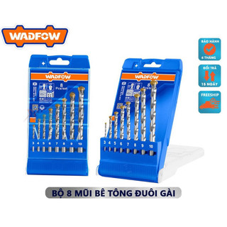 WADFOW Bộ 8 Mũi khoan bê tông đuôi gài WMJ6B08 ( Chính hãng Wadfow)