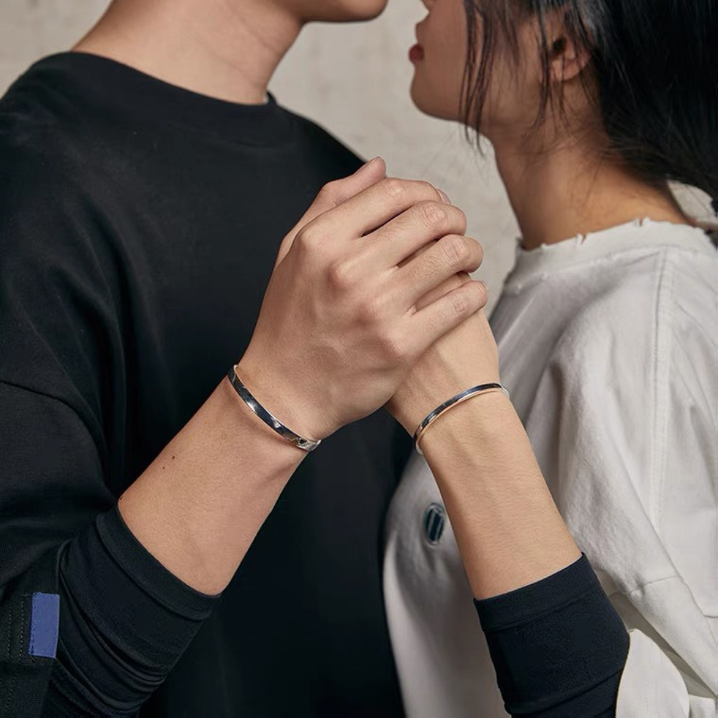 Lắc tay đôi Tyche Classic DW Cuff,vòng tay đôi dành tặng bạn gái phù hợp đeo đi chơi,đi làm,đi học