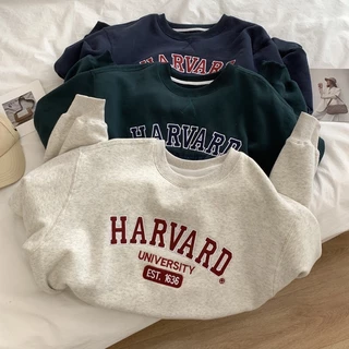 Áo Nỉ Sweater HARVARD Form Rộng Chất Liệu Nỉ Cotton Cao Cấp Nam Nữ Mặc Đẹp