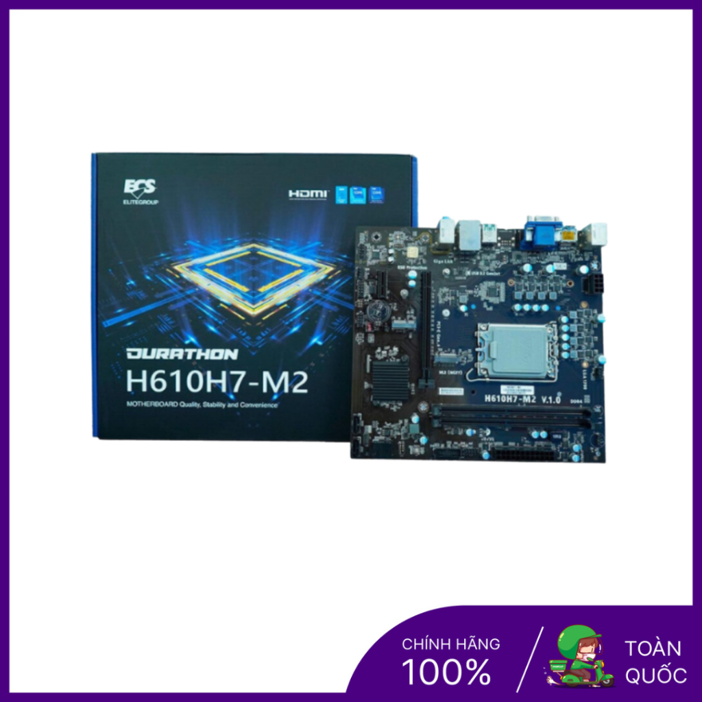 Máy tính lắp ráp (H610 Chipset; i3-1200; 8GB DDR4 2666; SSD 240GB; HDD ...