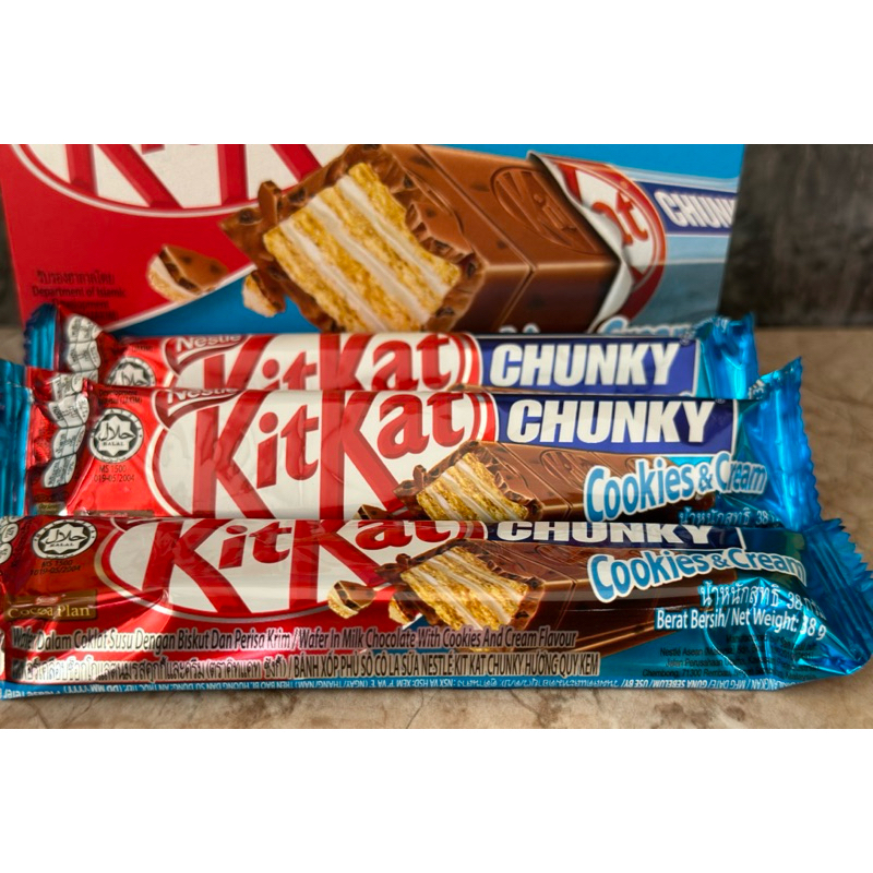 Kitkat chunky cookies &cream 38g Shopee Việt Nam