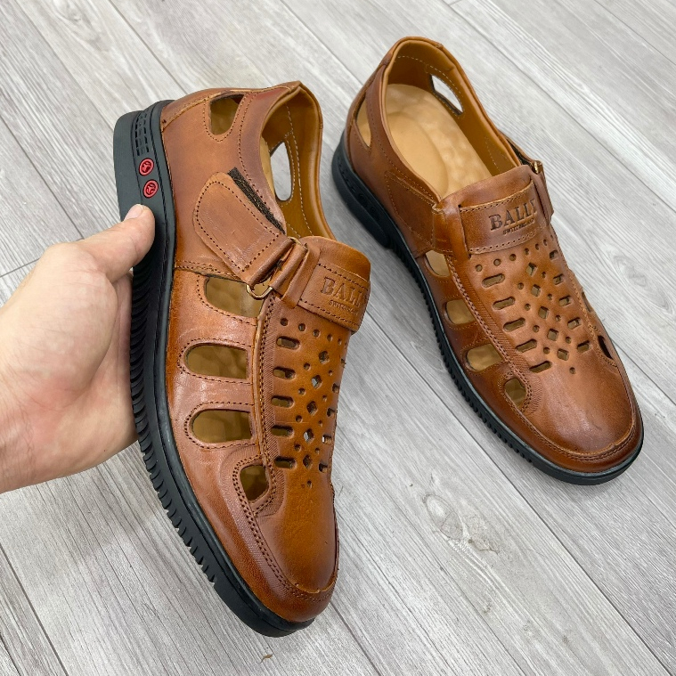 Giày rọ hè tăng chiều cao 6cm chất liệu da bò ( imata bảo hành 12 tháng ...