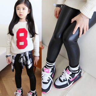 Quần bé gái,Quần legging da cho bé 7 đến 22kg