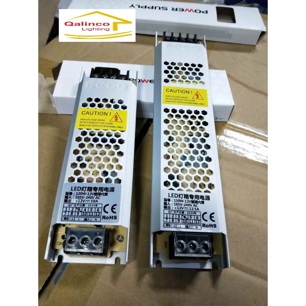 Nguồn dẹp 12v, 10A ( 120W ), 12.5A ( 150W ) giá tốt tại kho HCM ...