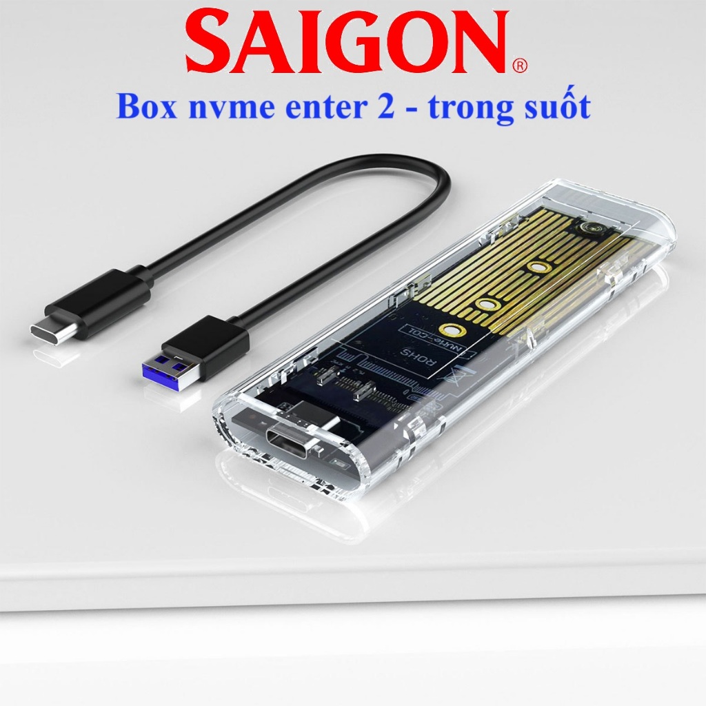 Box SSD Nvme enter 2 trong suốt | Shopee Việt Nam