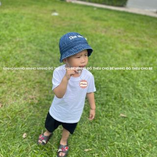 Mũ Bucket Denim và Nón Jean Thêu tên bé với phong cách Hàn Quốc độc đáo cho bé yêu của bạn, đủ size cho cả mẹ và bé